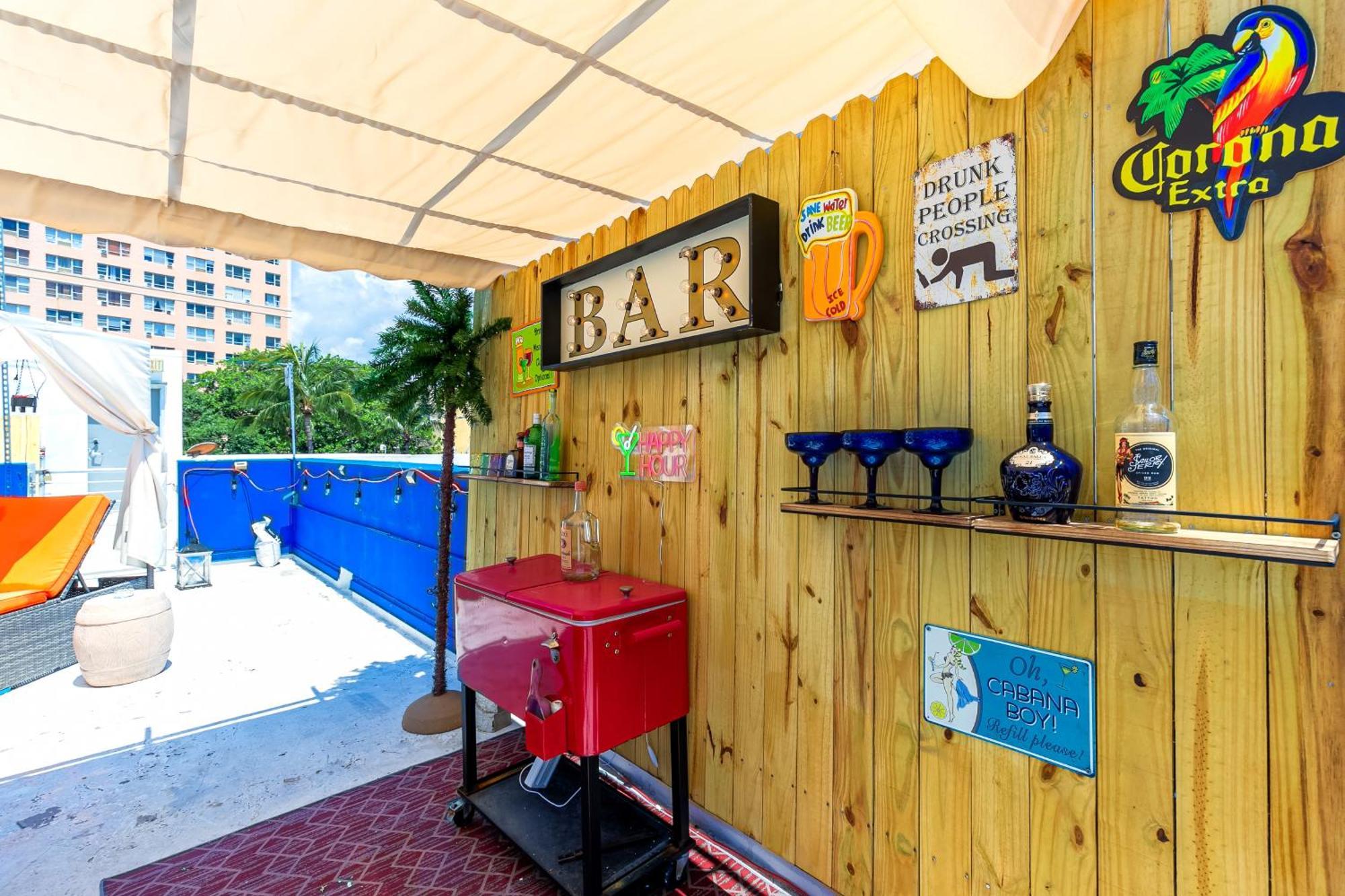 2Bedroom 2Bath Loft Exclusive Rooftop&Jacuzzi,1Block From Beach Miami Beach Exterior foto